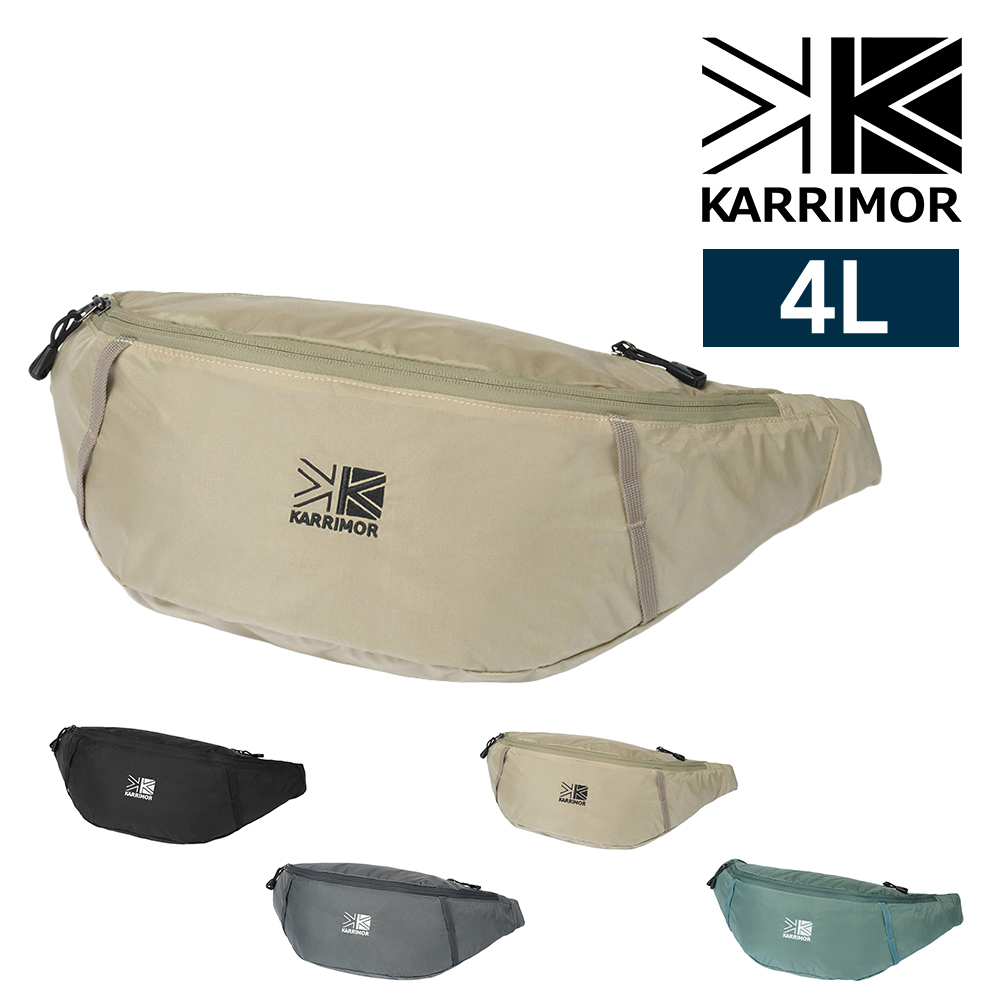 カリマー ウエストバッグ ボディバッグ 斜め掛け 4L B6対応 軽量 ミニ KARRIMOR スポーラン4 メンズ レディース_2