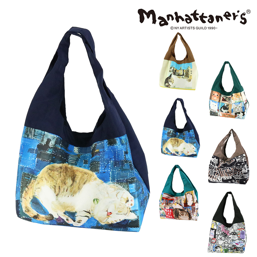マンハッタナーズ リュックサック Manhattaner’s ネコ猫ねこ通勤通学 アベニュー リュックサック 「猫顔NYキャッツ」 | バッグ