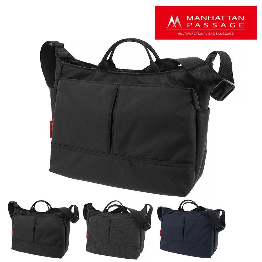 【美品】MANHATTAN PASSAGE 2way ショルダーバッグ ビジネス MANHATTAN PASSAGE（マンハッタンパッセージ） 最大46％ MANHATTAN