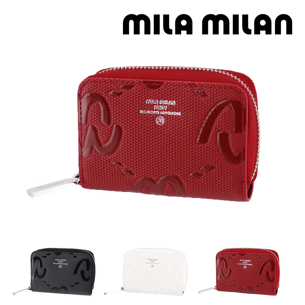 ミラ・ミラン 財布 カードケース キーケース ラウンドファスナー 3連 スマートキー対応 mila milan ミオ 255611 メンズ レディース