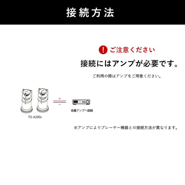 スピーカー デスクトップサイズ Egretta エグレッタ TS-A200s スピーカー デスクトップサイズ Egretta エグレッタ TS-A200s