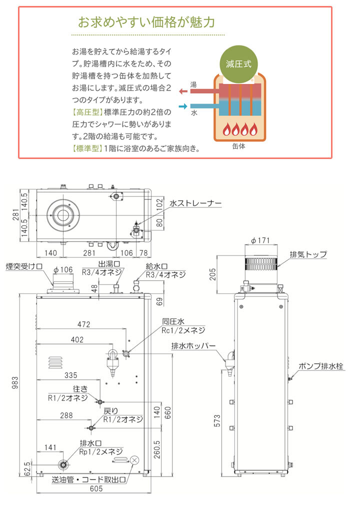 WEB限定 給湯 追いだき セミオート石油給湯器 CBK-EN4501SA 長府工産 株 期間限定価格 discoversvg.com