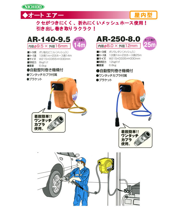 日動工業 オートエアー AR-250-8.0