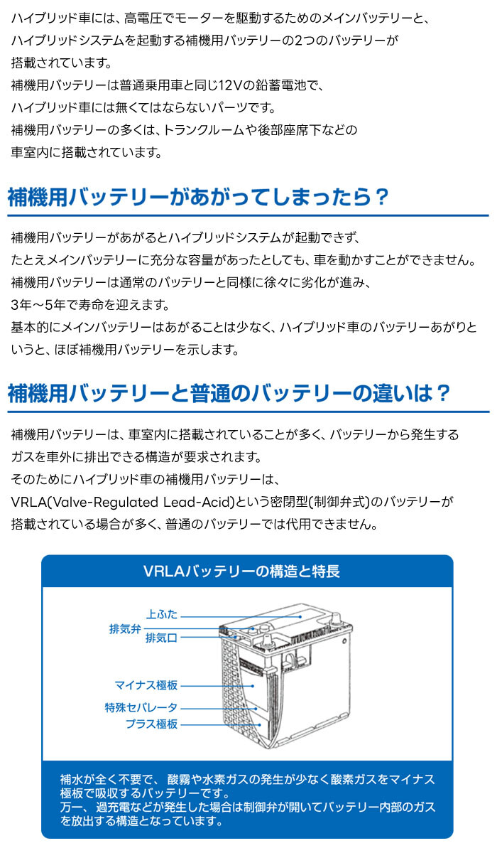 GSユアサ 補機用 カー バッテリー ECO.R HV EHJ-S55D23L トヨタ系ハイブリッド乗用車専用