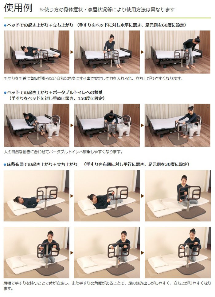 シルバー/レッド 手すり 玄関 ベッド 移乗 補助 屋内 簡単パナソニックエイジフリー 室内用自在手すり ツインディ PN-L80101  412835 通販