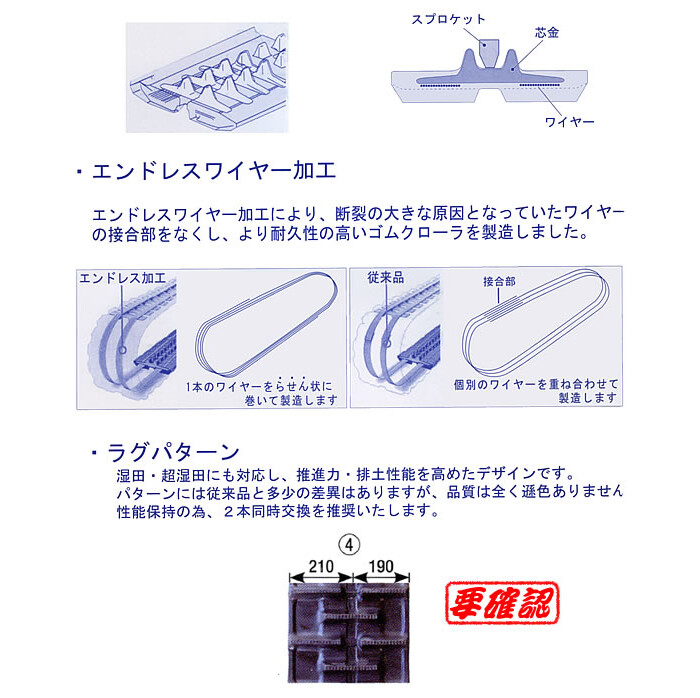 4周年記念イベントが4周年記念イベントがクボタコンバイン SR AR ARN専用ゴムクローラー 4036NKT KBL 400x79x36 農業用 