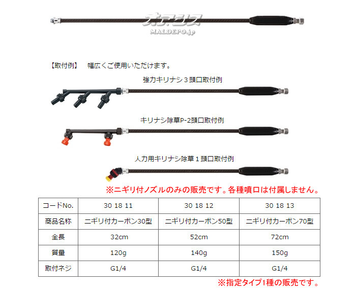 ヤマホ工業(YAMAHO) ニギリ付カーボン70型 G1/4【受注生産品】