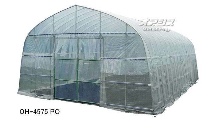 南栄工業 ビニールハウス オリジナルハウス四季 OH-4575 PO 約10.2坪用 スライド式扉 POフィルム【期間限定価格】【受注生産品】【地域別運賃】