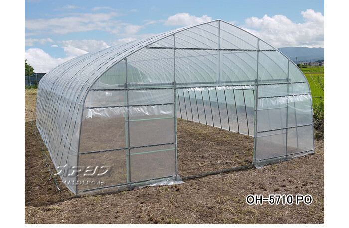南栄工業 ビニールハウス オリジナルハウス四季 OH-5710 PO 約17.3坪用 スライド式扉 POフィルム【受注生産品】【地域別運賃】【営業所留め可】