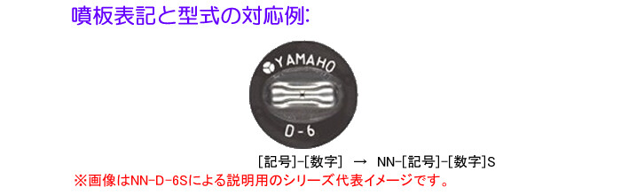 新広角噴板 S型 8枚 NN-D-8S ヤマホ工業(YAMAHO) : オアシスプラス