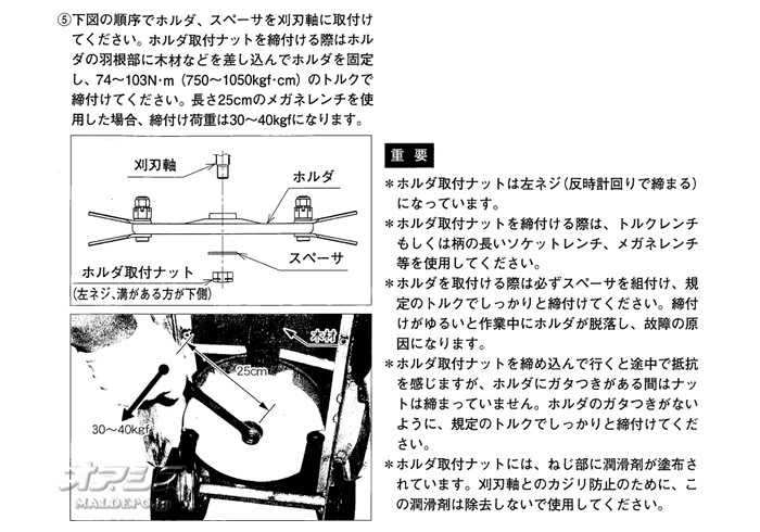 刈刃セットH 自走式傾斜刈機 ZGC300D-EZ用 Zenoah(ゼノア) : 722656 : オアシスプラス - 通販 -  Yahoo!ショッピング