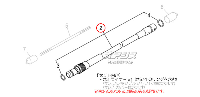 Zenoah(ゼノア) フレキライナーB 背負式刈払機 クボタブランド KZ275L用