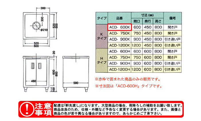 ☆最安値に挑戦 ダストキャビネット ACD-600K 東製作所（azuma） 飲食