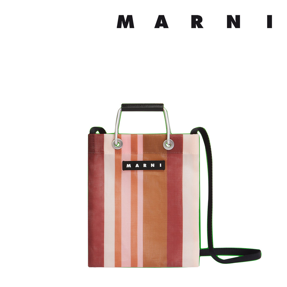 マルニ フラワー カフェ MARNI FLOWER CAFE レディース カバン ストライプミニショルダーバッグ 【返品交換不可】