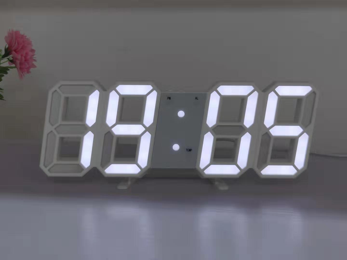 デジタル時計 置き時計 おしゃれ 目覚まし時計 置時計 壁掛け時計 掛け時計 インテリア デジタル｜obuwan｜02