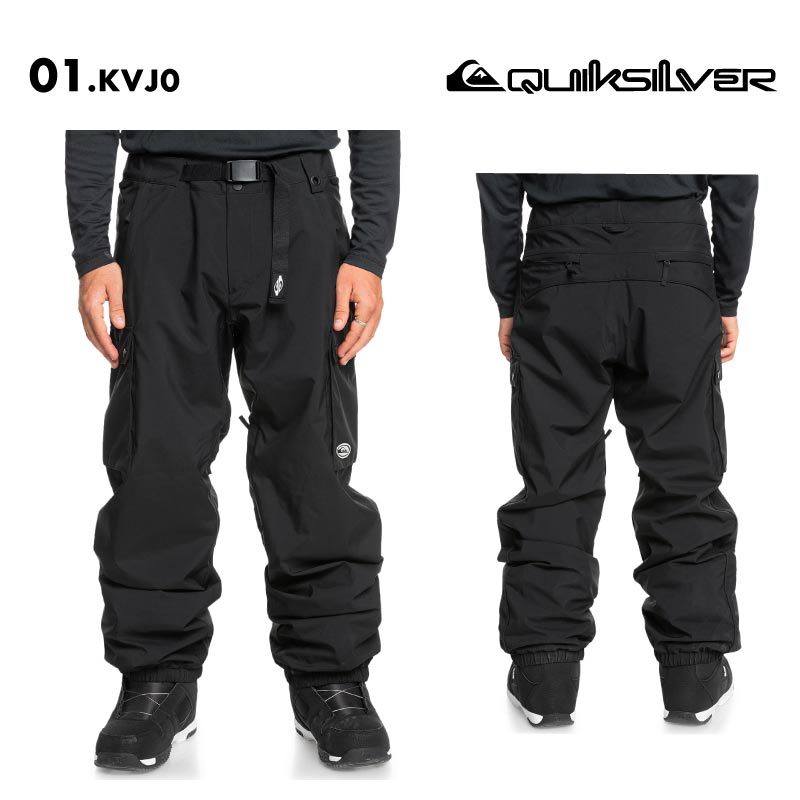 クイックシルバー スノーウェア パンツ メンズ SNOW DOWN CARGO PT 2024-25 SNOW スノボウェア EQYTP03215 QUIKSILVER_1