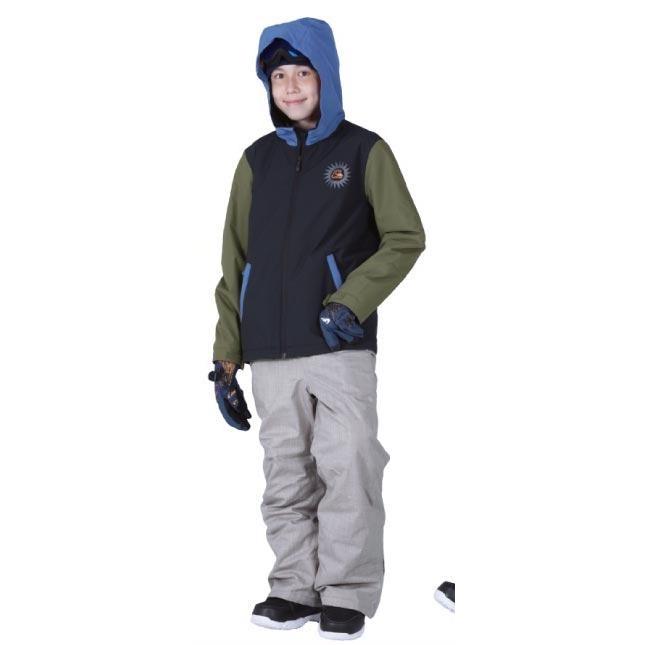 【新品】クイックシルバー★スノーボードウェア上下130cm Quiksilver クイックシルバー スノーボードウェア 上下セット