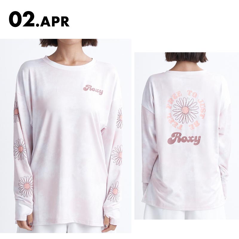 ROXY/ロキシー レディース 長袖 ラッシュガードTシャツ FEEL FREE L/S RASH ...