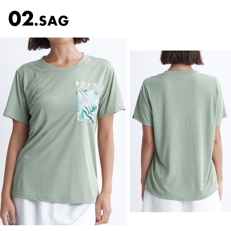 ROXY/ロキシー レディース 半袖 ラッシュガード Tシャツ SIMPLY BOTANICAL S...