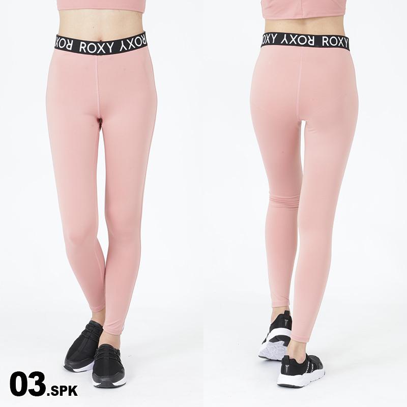 ROXY（ロキシー） レギンス レディース ピンク チャコール 速乾素材