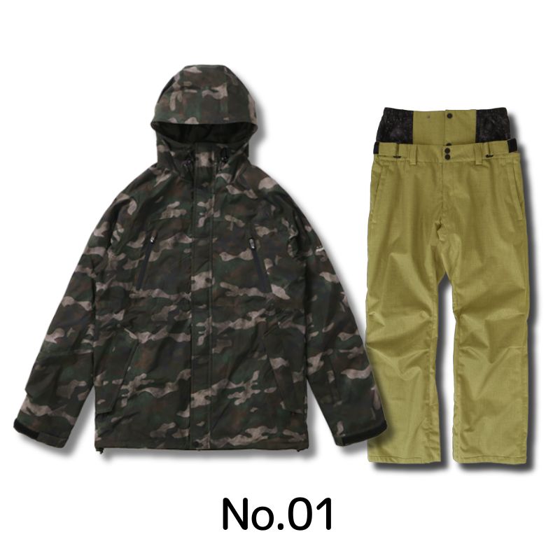 ポンタぺス（PONTAPES） スノーボードウェア レンタルよりお得 5点