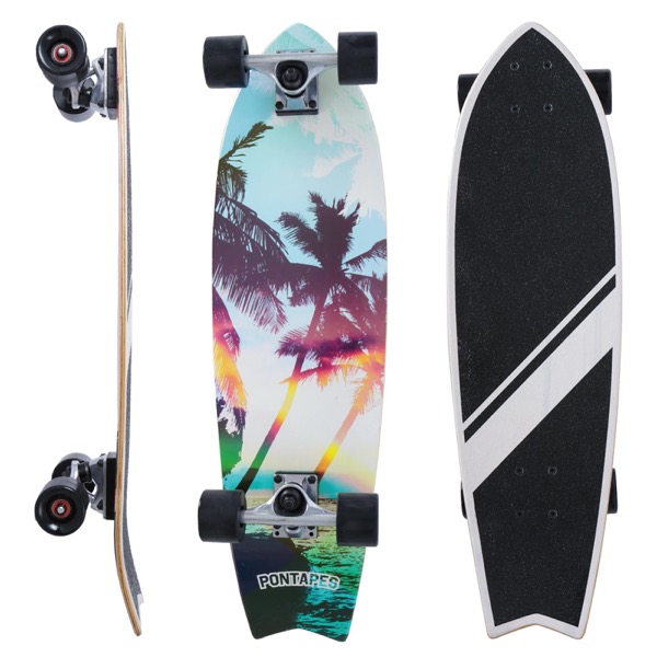 ポンタぺス（PONTAPES） サーフボード クルーザー コンプリートデッキ