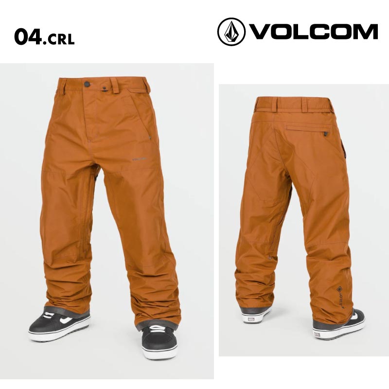 ★良品 VOLCOM ボルコム スノボウェア パンツ ブラウン VOLCOM 24-25 VOLCOM/ボルコム LONGO GORE-TEX pant メンズ
