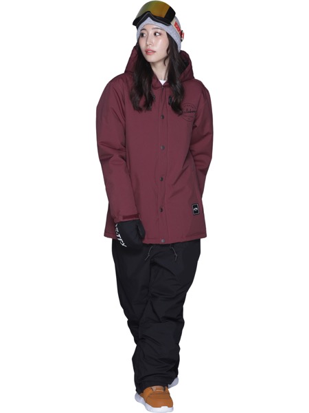 匿名配送 BILLABONG スノーボードウェア レディース コーチジャケット スノボウェア 上下セット スノボ ウェア スノーボード スノボー ビラボン BC01L-758 BBMS-ASET 【2268355533】(14850円)