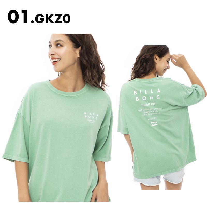 BILLABONG/ビラボン レディース Tシャツ BACK LOGO LOOSE TEE 2023...