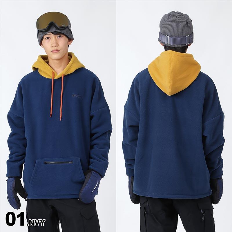 未使用　RVCA ルーカ　長袖プルオーバー　パーカー　サイズL 裏起毛 RVCA ルーカ メンズ プルオーバー パーカー プルパーカー フード