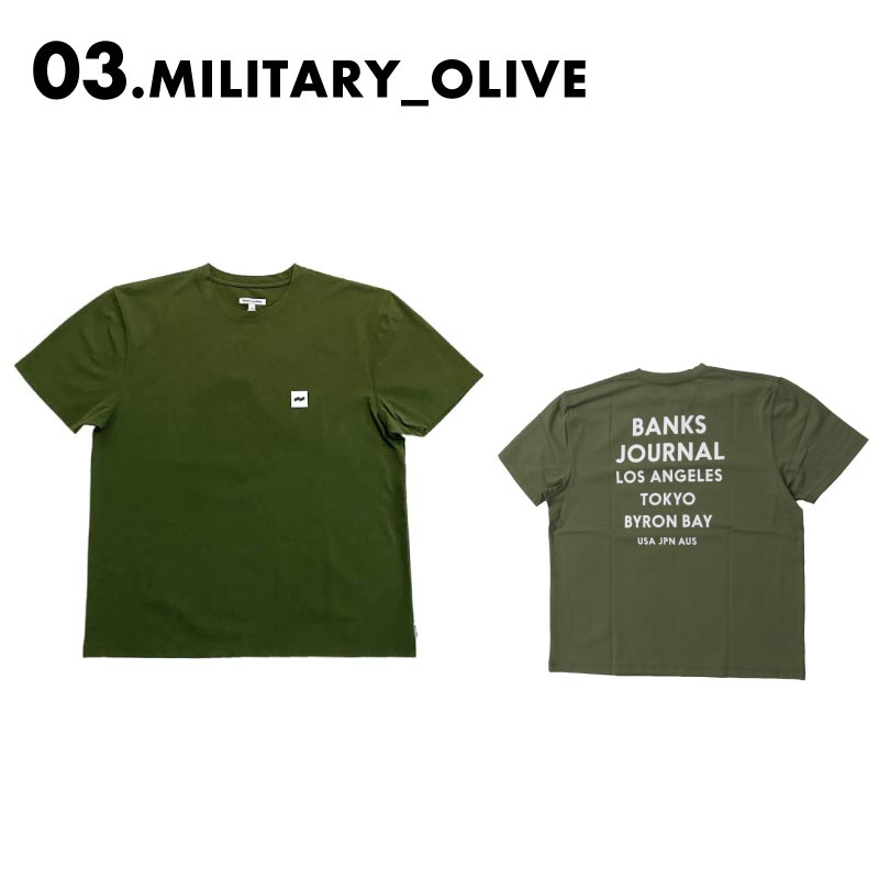 BANKS JOURNAL/バンクスジャーナル メンズ ラッシュTシャツ FLAG SURF TEE...