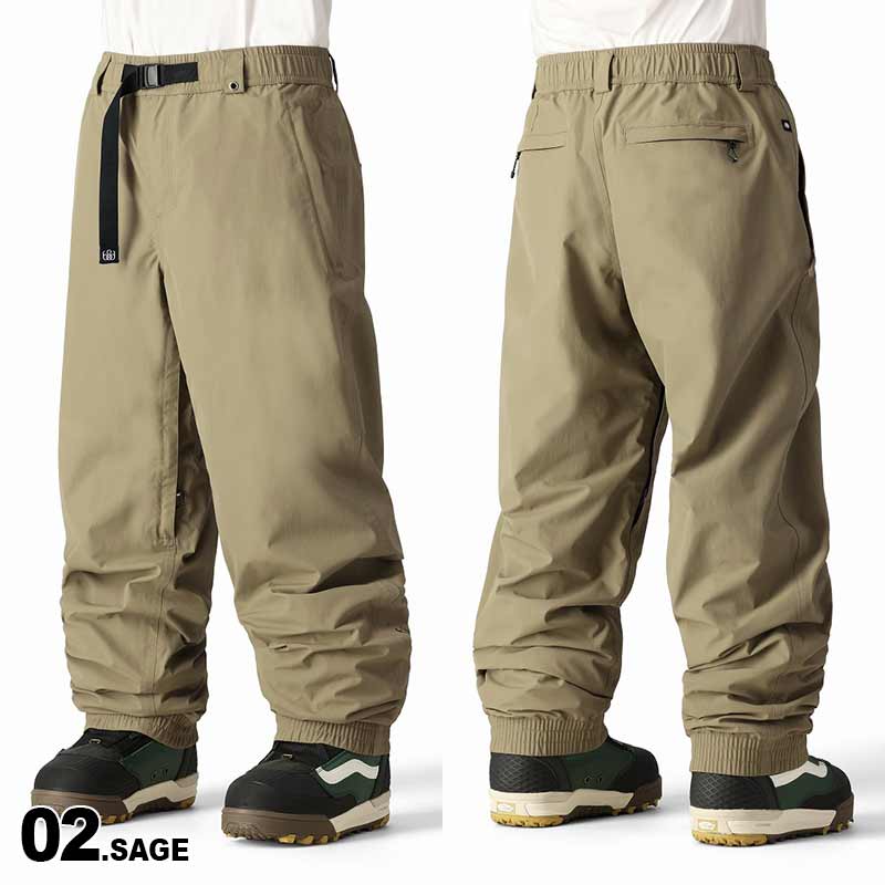 686 Dickies スノーボードパンツ カーキ 686 シックスエイトシックス GORE-TEX DOJO ユニセックス