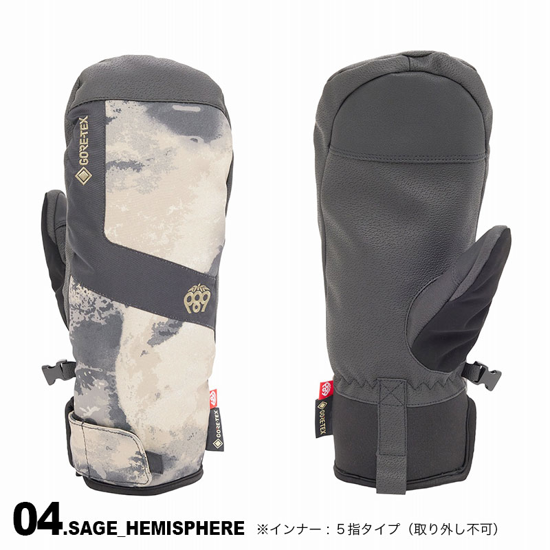 最新発見 686 メンズ スノーボード グローブ ミトン GORE-TEX スノー スキー・スノーボードアクセサリー