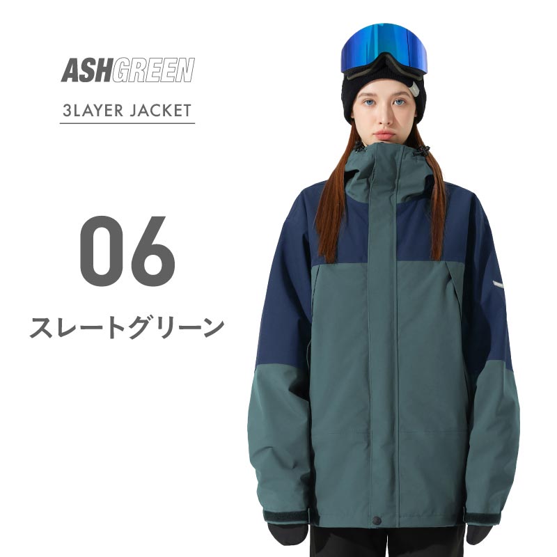 ASHGREEN アッシュグリーン メンズ レディース 3レイヤー マウンテン