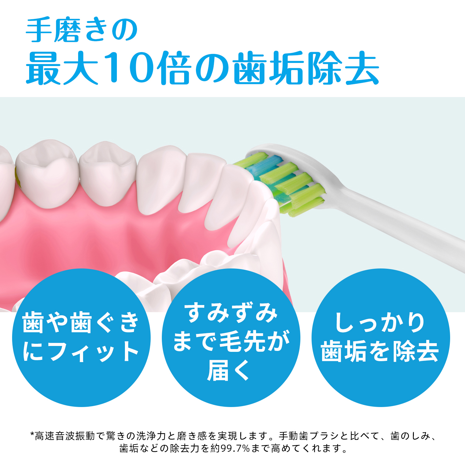 電動歯ブラシ 替えブラシ 換え歯ブラシ 3本入り