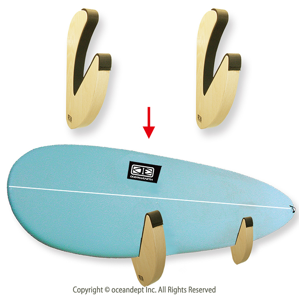 サーフボードラック 横置き サーフボード 壁掛け 収納 TIMBER WALL