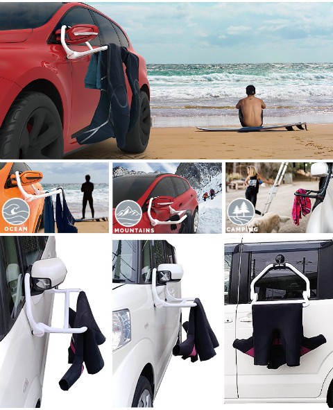 W05 ウェットスーツ ハンガー フック スライドドア対応 サーフィン surf Slide Hanger スライドハンガー サーフィン ウェットスーツ