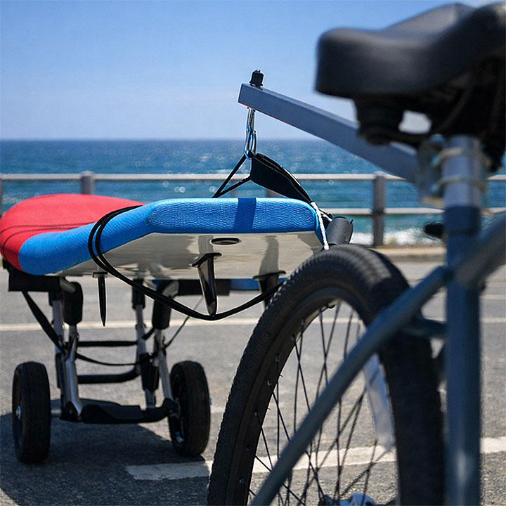 CAP キャップ ボードドーリーNEO&自転車連結バーセット 軽量 アルミ