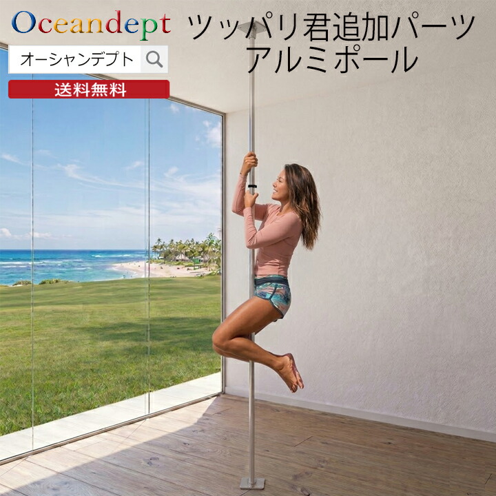 ツッパリ君　アルミポール　サーフボード　豊島区引き取りのみ 収納ラック 天井 突っ張り棒 縦 3m ツッパリ君追加パーツ アルミポール