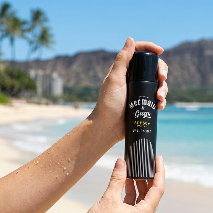 UVカットスプレー 日焼け止め SPF50 PA++++ Mermaid＆Guys マーメイド