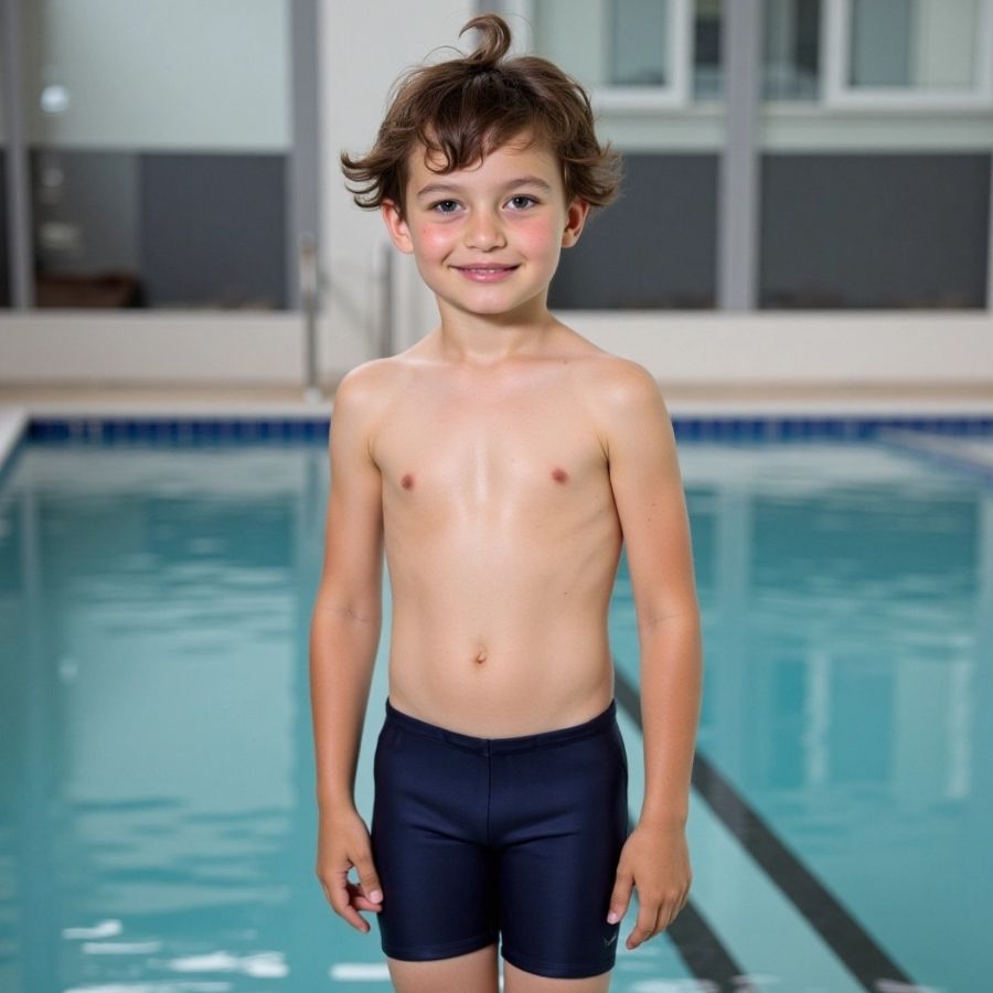 スクール水着 キッズ 子供 水着 スイムパンツ 男児 2WAYセミロング