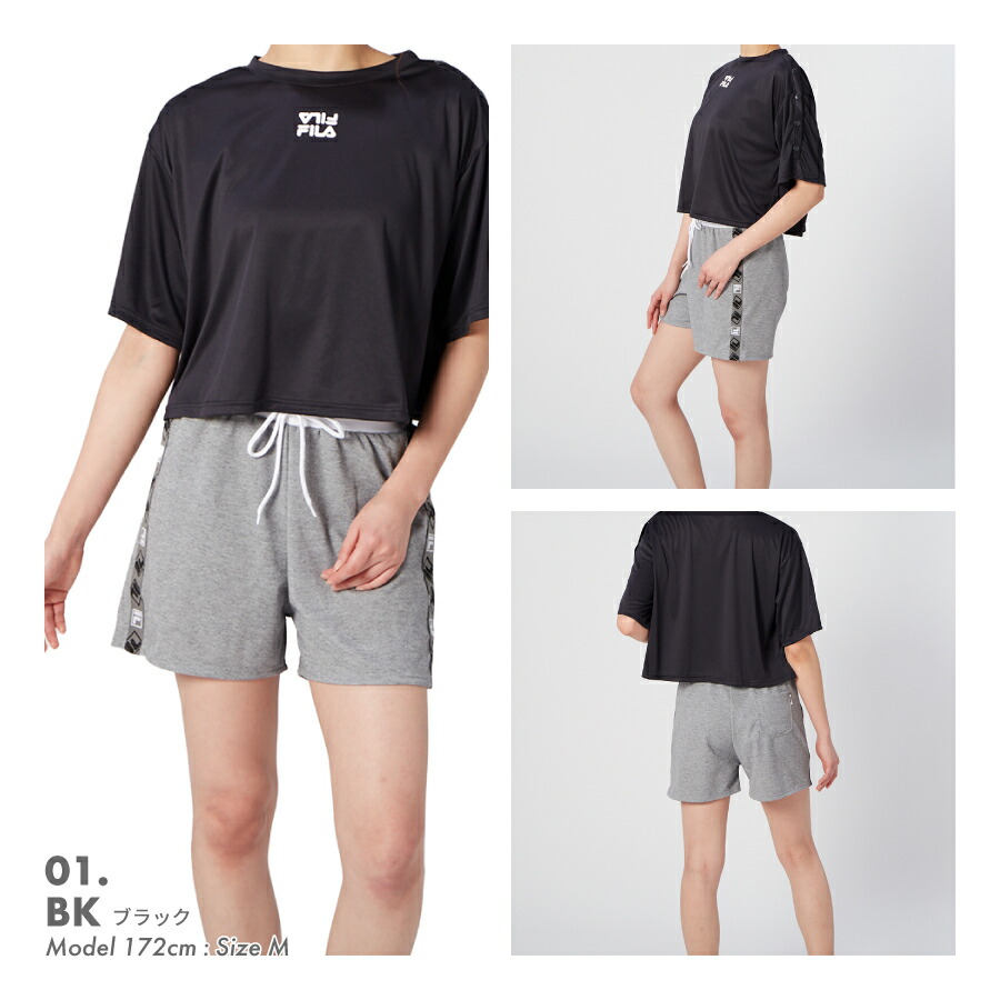 FILA - 新品未使用　フィラ　L size シャツ　ショートパンツ　セット 220706-01.jpg