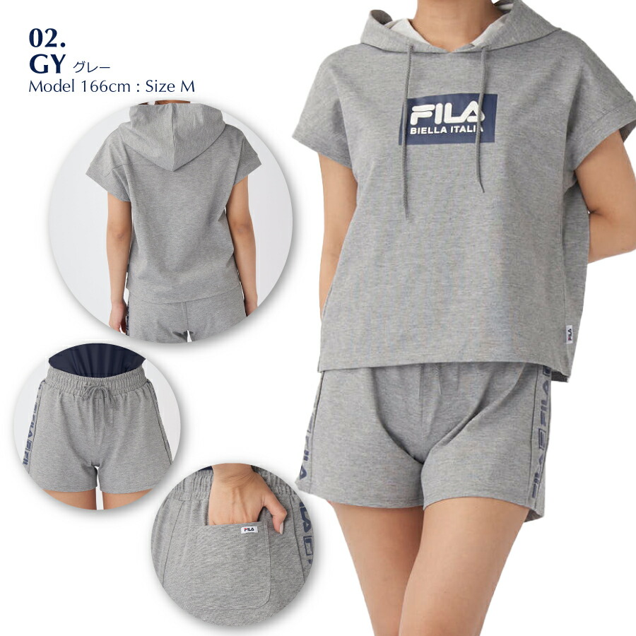 FILA フィラ アウトドアウェア レディース Ｔシャツ＋タンキニ４点セット S セール】【FILA:フィラ】レディースTシャツ+タンキニ4点セット