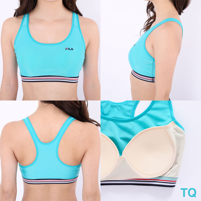 FILA（フィラ） スポーツブラ レディース Yバックブラトップ カップ付