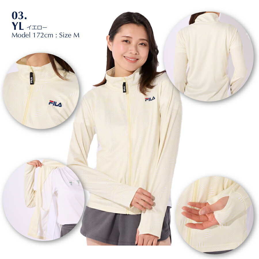 美品 価格3万円程☆FILA golf ジップジャケット レディース L