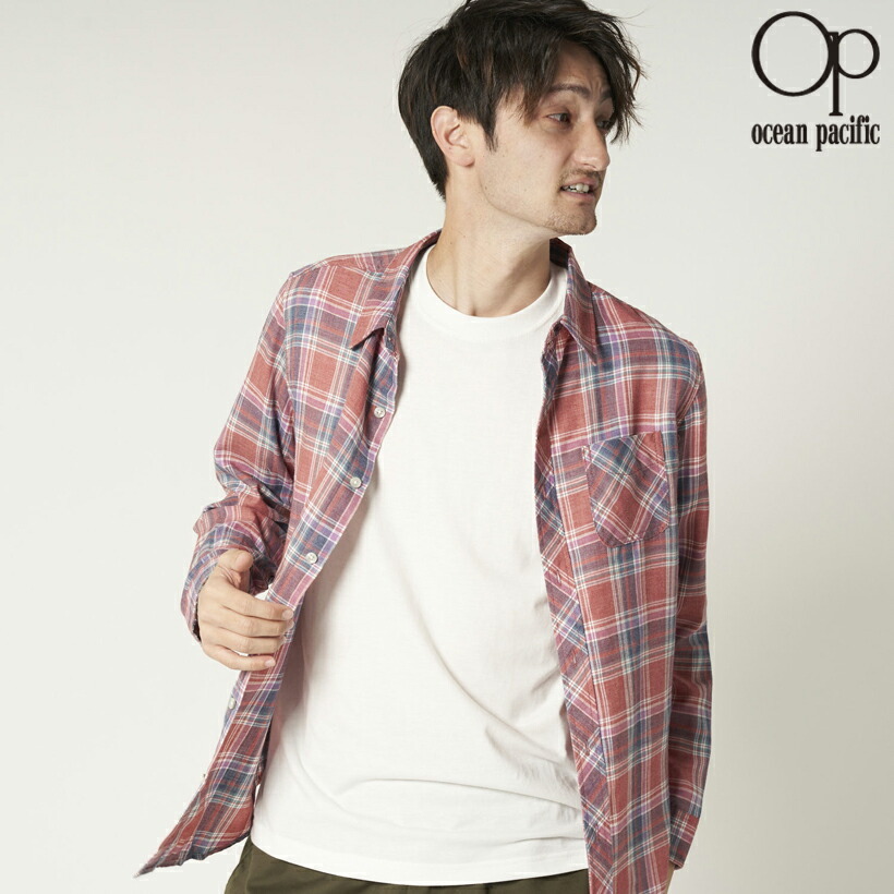 インナー ｏｐ Oceanweb Paypayモール店 通販 Paypayモール オーシャンパシフィック メンズ チェックシャツ ビック