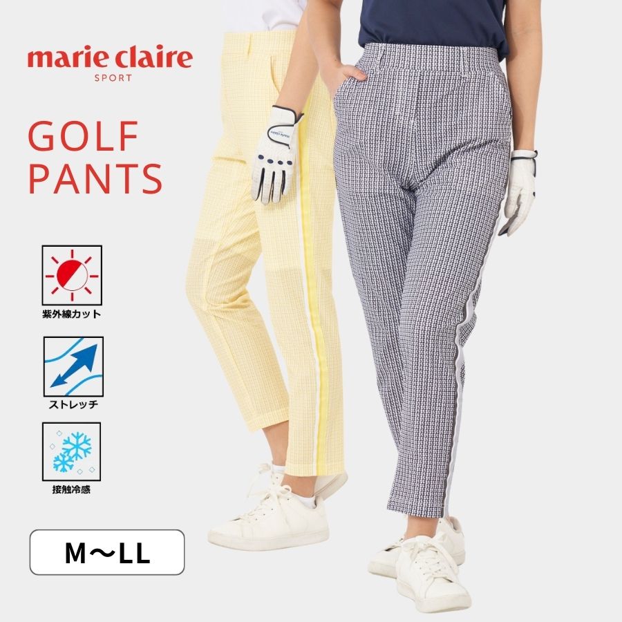 Marie Claire - 【新品】 Kappa ゴルフウェア　パンツ marie claire GOLF マリクレール ストレッチパンツ ゴルフウェア