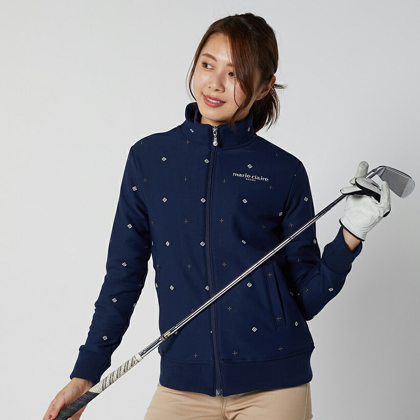 安い超歓迎 marie 防風 アウトレット OCEANweb PayPayモール店 - 通販 - PayPayモール claire SPORT マリクレール レディスゴルフラウンドジャケット ストレッチ素材 保温 最新作豊富な
