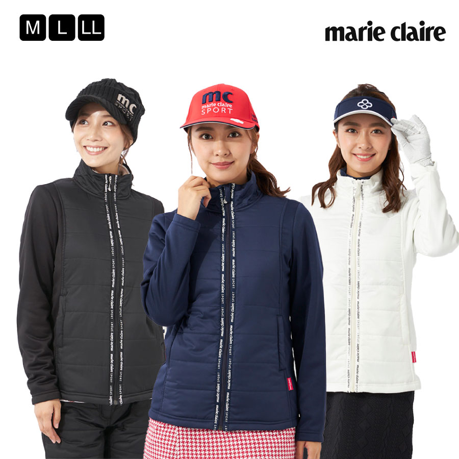 marie claire sport GOLF マリクレール ゴルフ 中綿ブルゾン