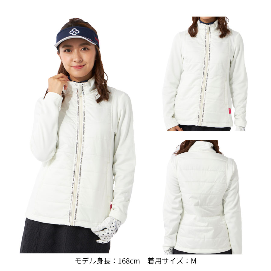 【美品】marie claire SPORT ボンディングジャケット　サイズLL 732204-01.jpg
